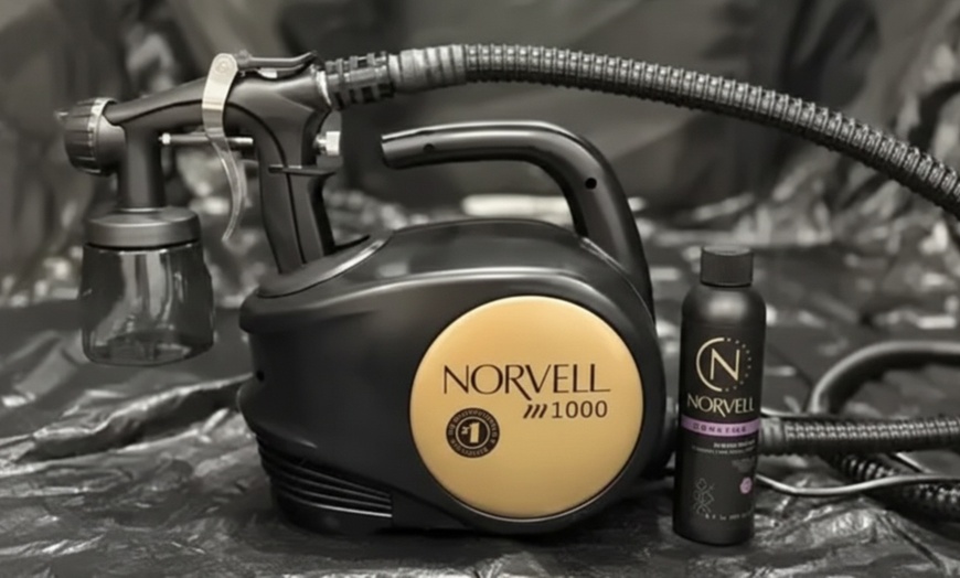 Image 3: Glow Up with 1, 3, or 5 Custom Airbrush-Tan Sessions
