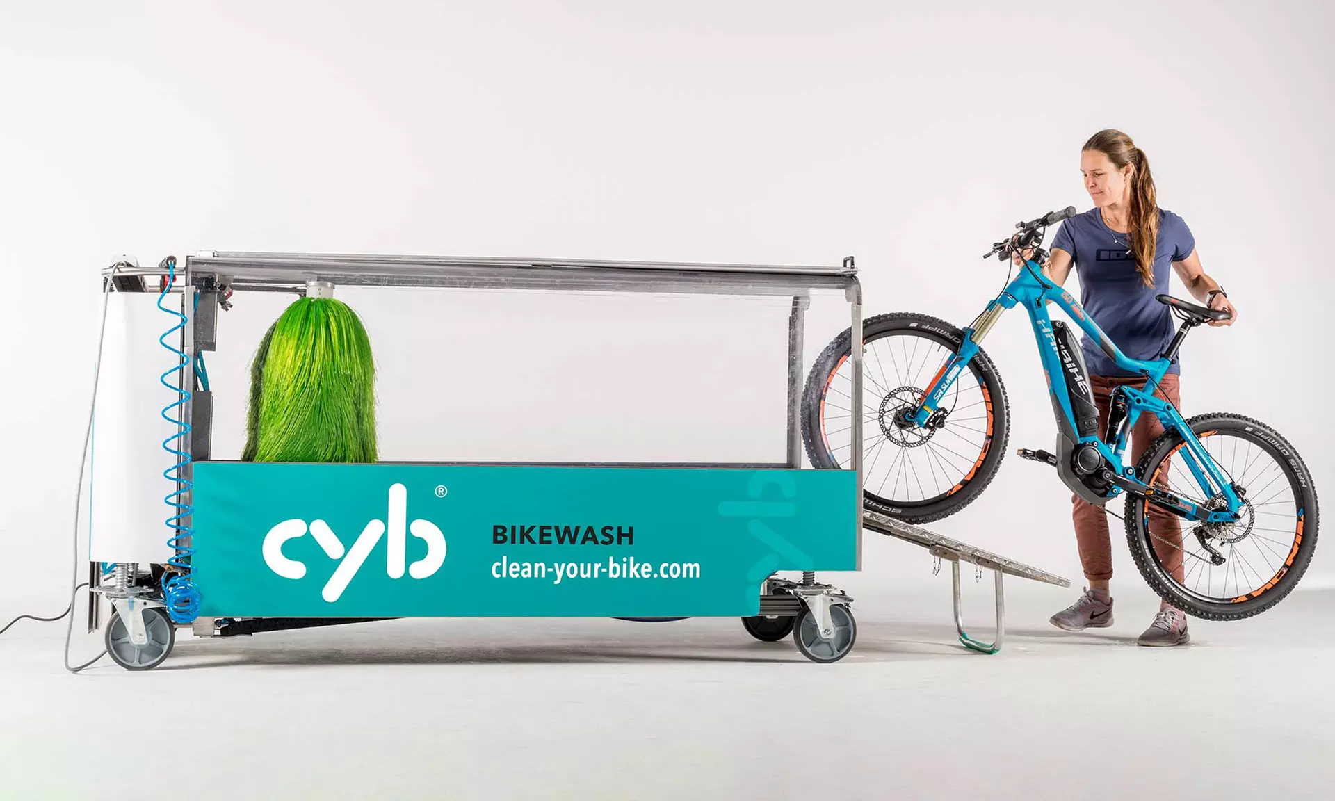 1 - 10 technische Fahrradreinigungen mit der cyb® Fahrradwaschanlage