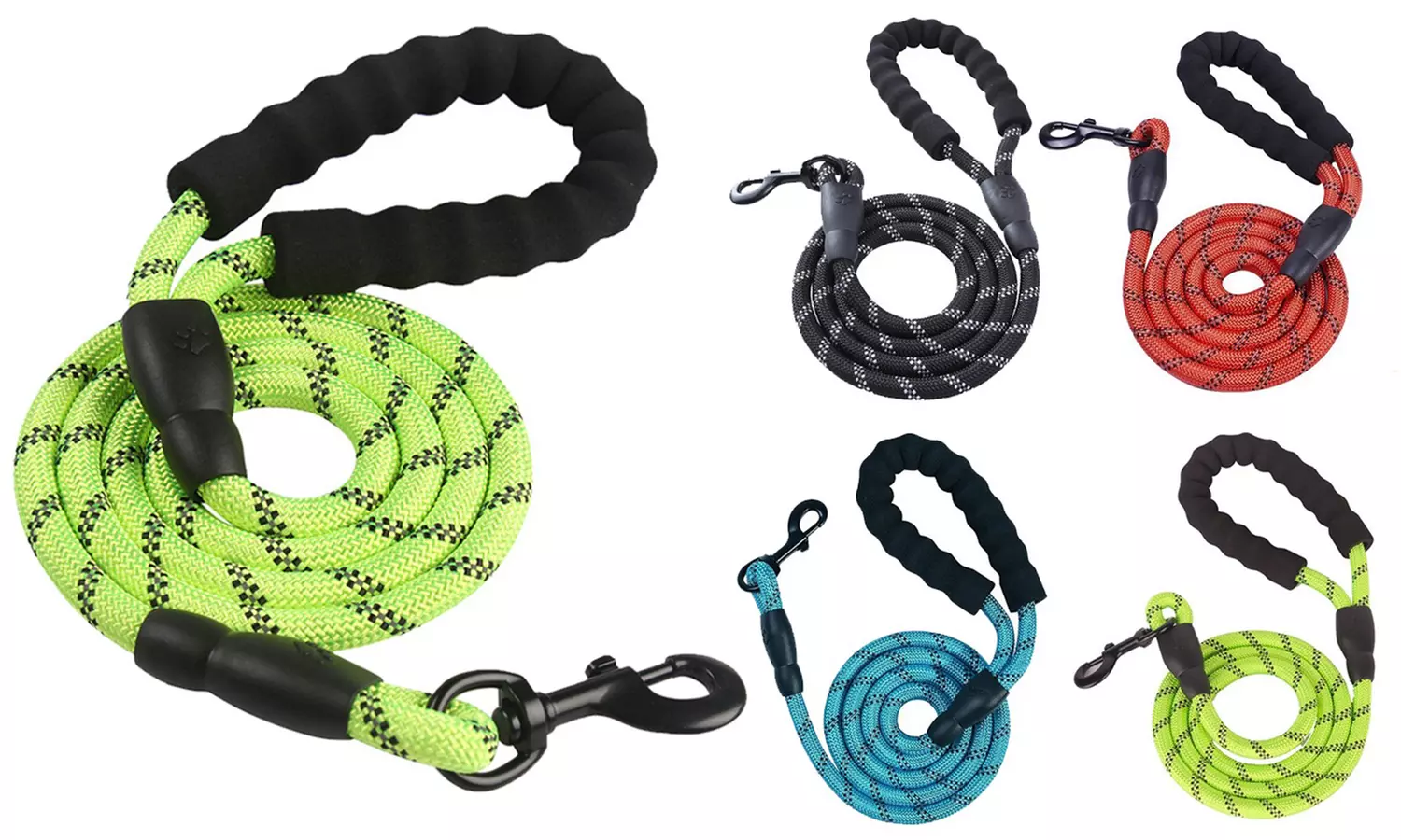 Heavy Duty Dog Leash Reflective Dog Leashes for Medium Large Dogs