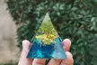  Sixty Shades of Grey Orgone Pyramid Crystals and Healing Stones Reiki Chakra - Second Medium