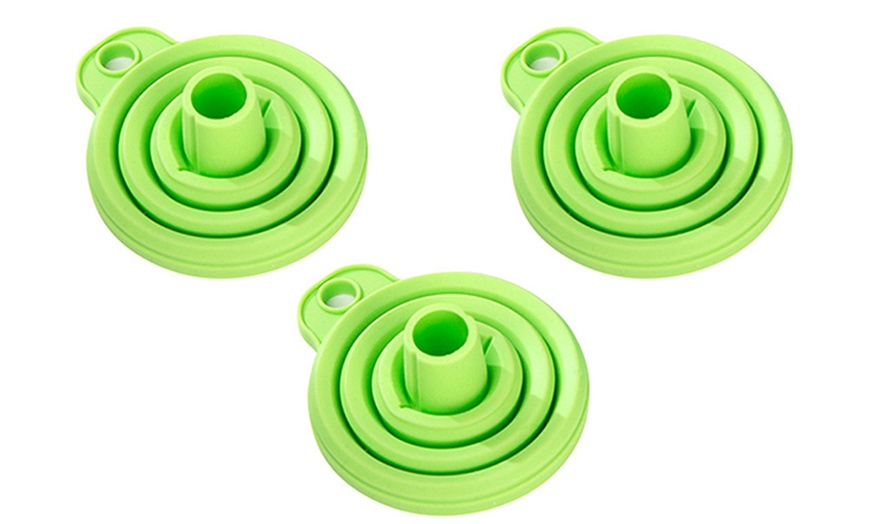 Image 17: Up to 4 Space-Saving Collapsible Kitchen Funnel