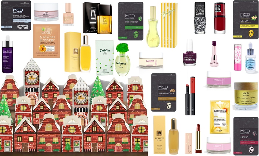 Image 1: Calendrier de l'Avent cosmétique avec eau de toilette au choix