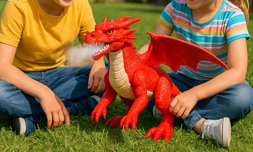 Image 8: Drago colorato 35 cm interattivo