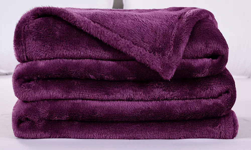JML Soft Lightweight Plush Flannel Blanket for Bed/Sofa,King/Queen Size