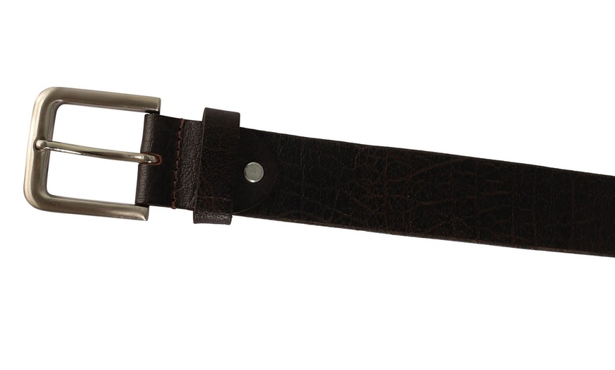 Image 23: Ceinture en cuir Leonardo Verrelli