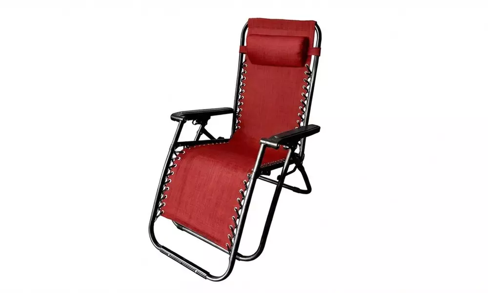 Sedia zero Gravity reclinabile con cuscino