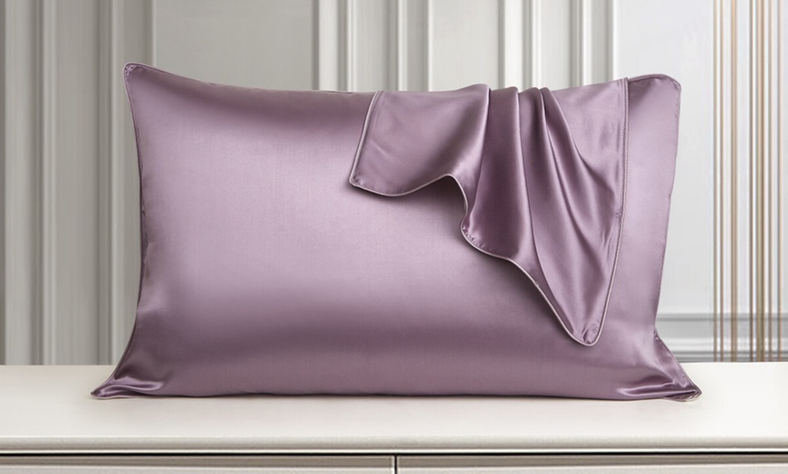 Image 23: Mulberry Silk Beauty Pillowcase Duo