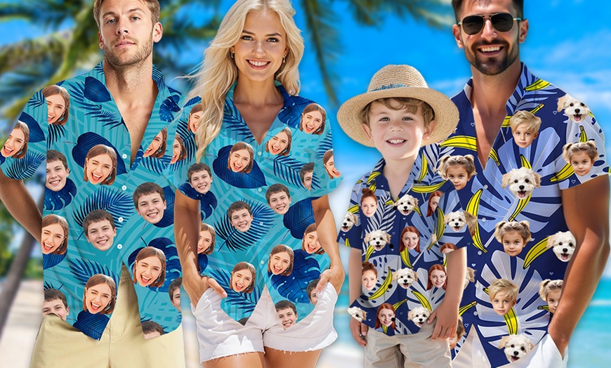 Image 9: Personalized Hawaiian Shirts for the Whole Family (Up to 86% Off)