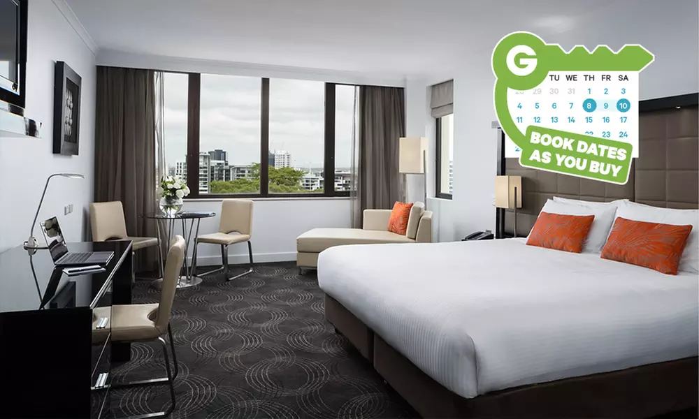 Brisbane: 1 Night for 2 with Buffet Brekky, Late Check-Out, Parking at The 4* Park Hotel Brisbane - Primary Image