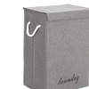 Image 4: Foldable Home Laundry Baskets Laundry Hamper with Lid and Rope Handles