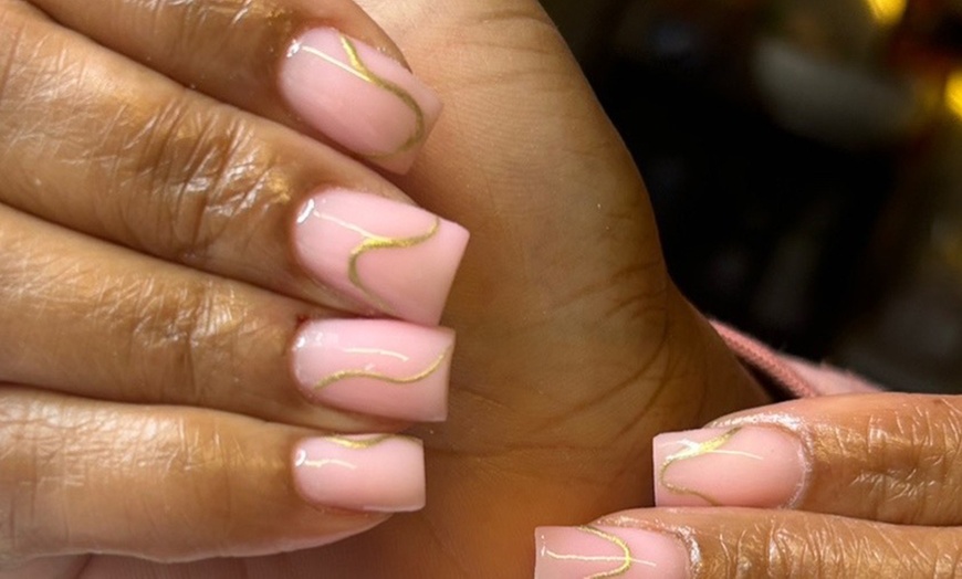 Image 2: Get Polished with Russian Manicure or Deluxe Treatment 