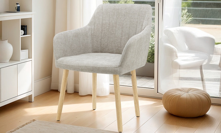 Image 14: 'Dora' eetkamerstoel met Scandinavisch ontwerp