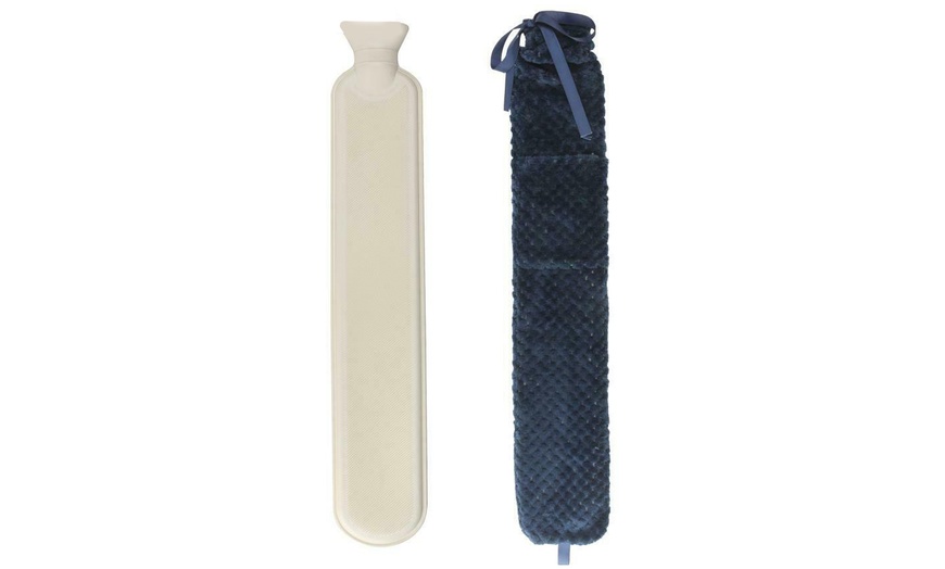 Image 8: Extra Long Hot Water Bottle