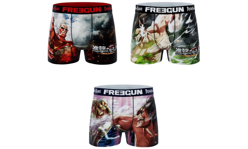 Image 3: Lot de 3 boxers homme Freegun en microfibre  