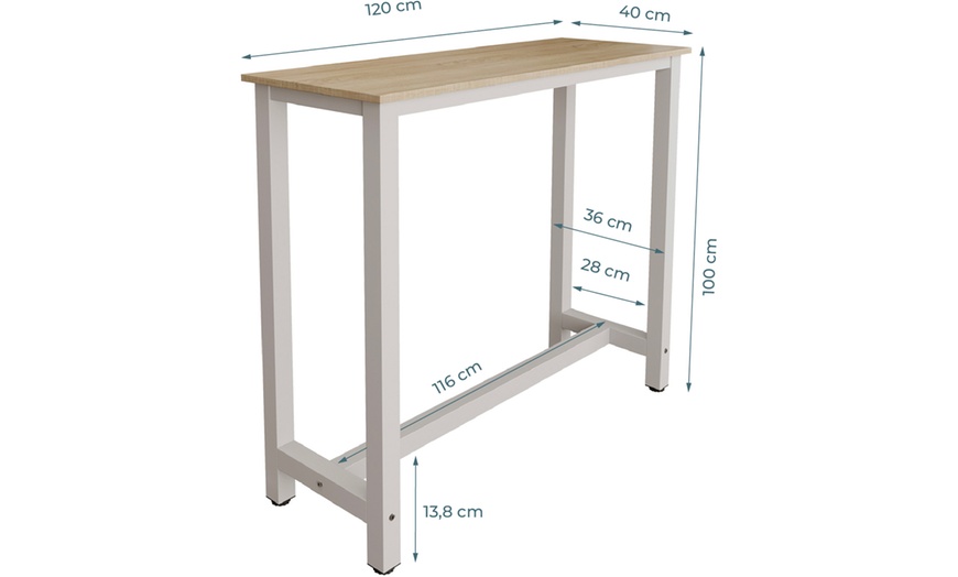 Image 15: Tavolo alto stile bar