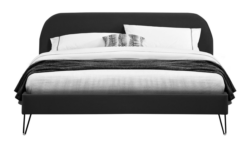 Image 26: Lit velours "Garbera" 140 x 190 cm ou 160 x 200 cm de Kocoon 