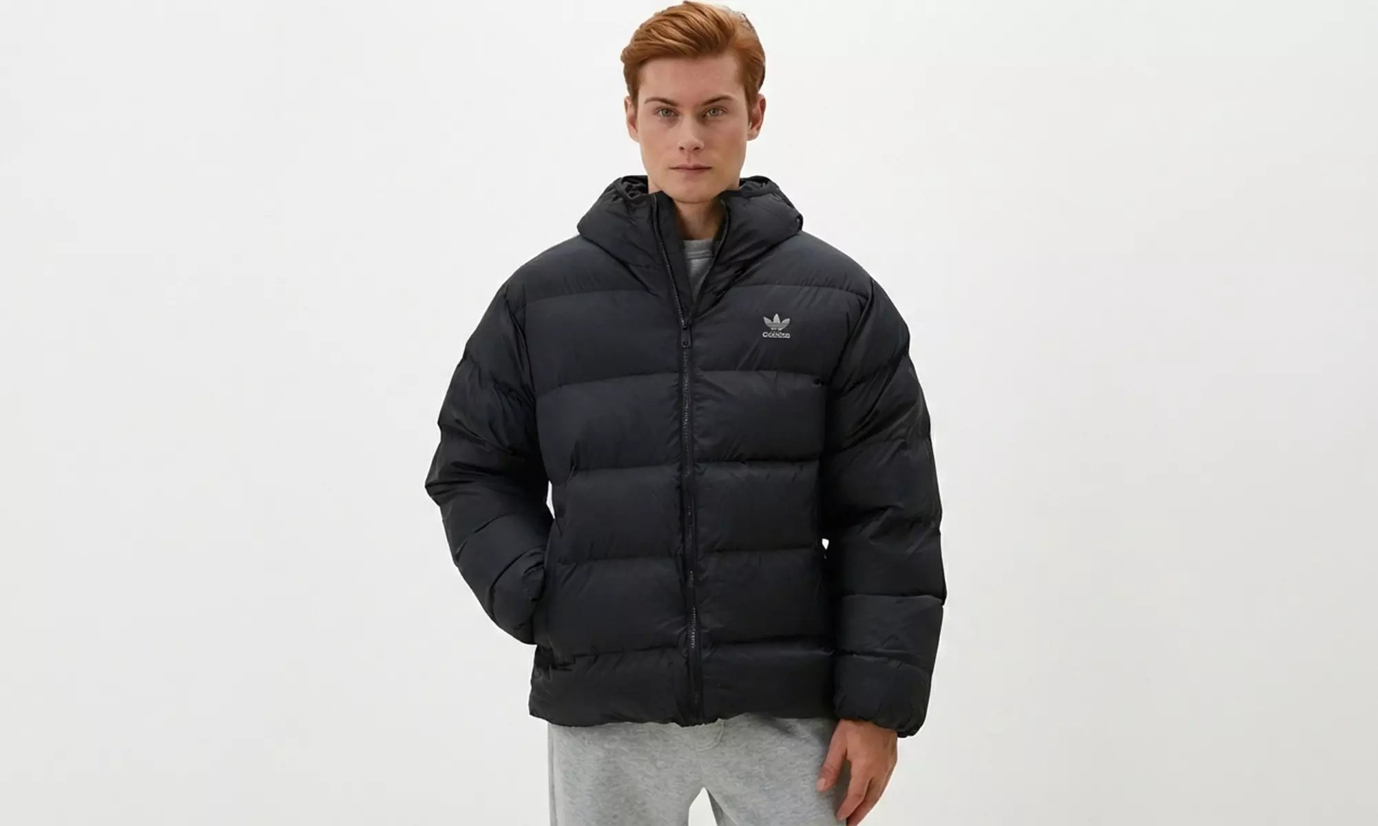Adidas Men's Hooded Puffer Jacket