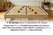 Sommier "Élu" beige à lattes dynamiques, en bois massif d’épicéa et de hêtre, compatible avec tous types de matelas - Image 5