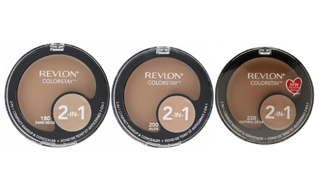 Pack de 2 fonds de teint anti-cernes 2en1 Revlon Colorstay