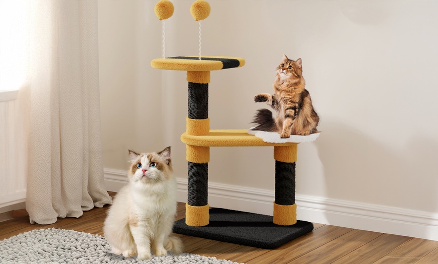 Image 17: 70, 79 or 131cm Multi Level Indoor Cat Tree