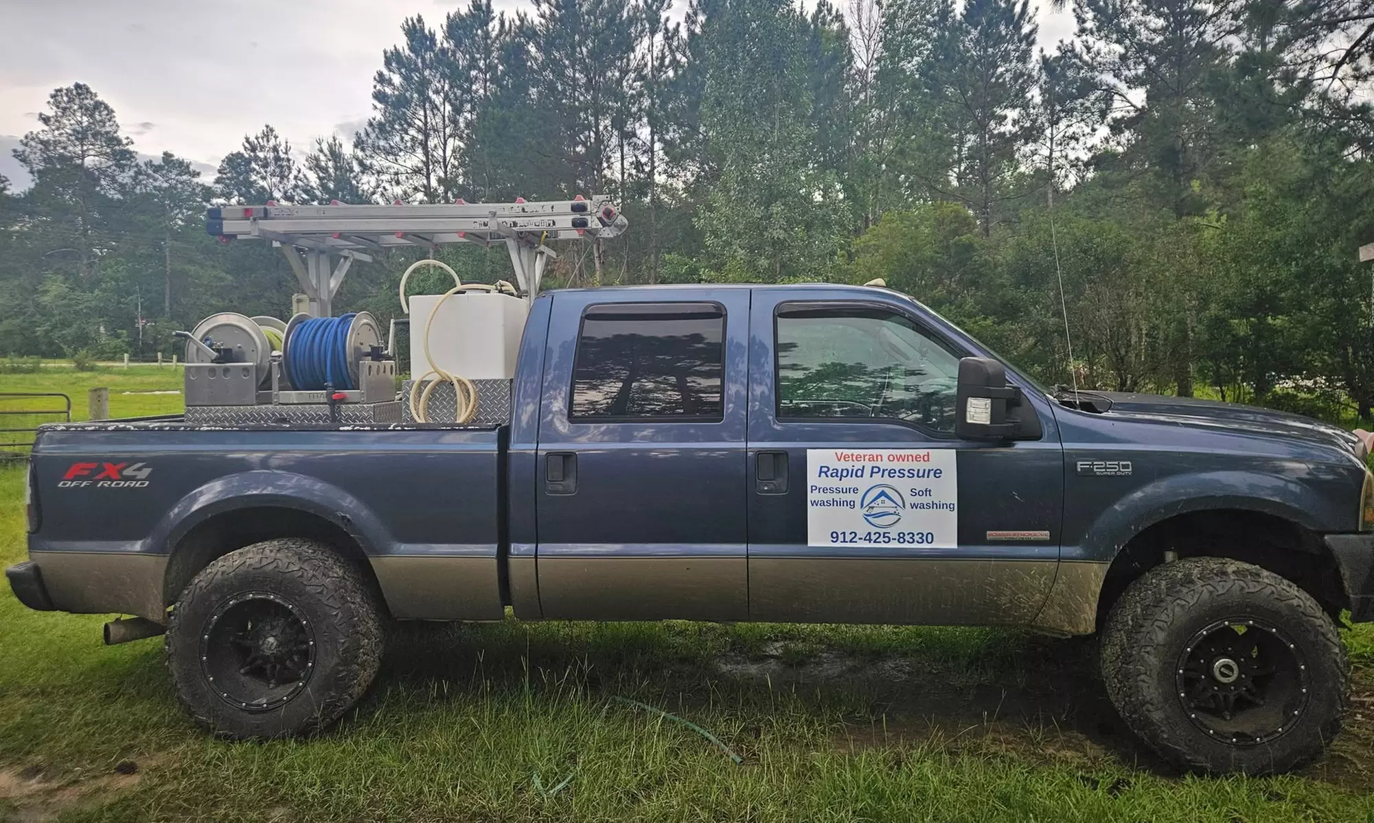 Softwash Average or Large Homes, Exterior Driveway, or Power Washing