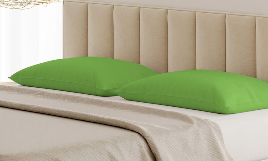 Image 26: Coppia Federe 100% puro Cotone Alta qualità Made in Italy