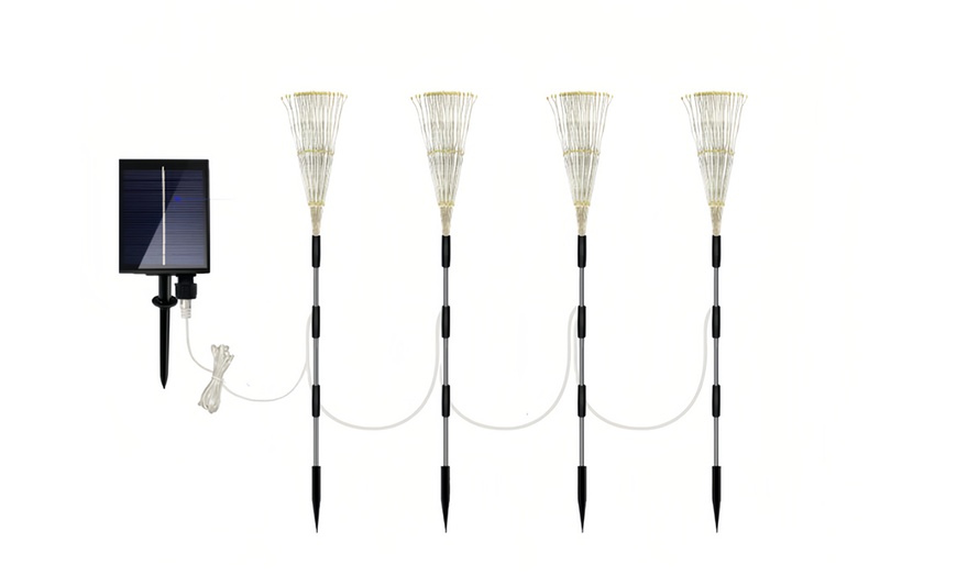 Image 5: Solar-Powered LED Lawn Lights