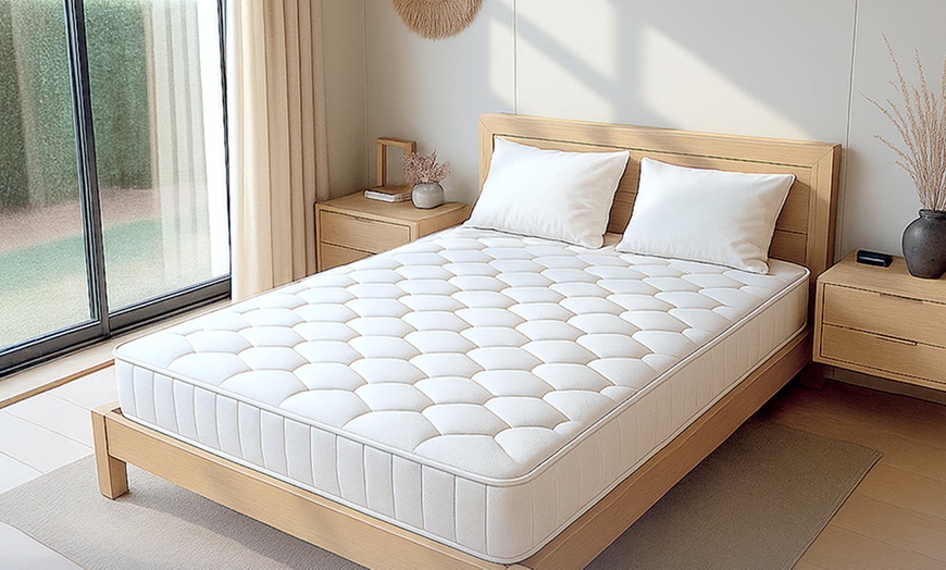 Image 2: The White Stone colchón muelles ensacados y memory foam 25 cm 