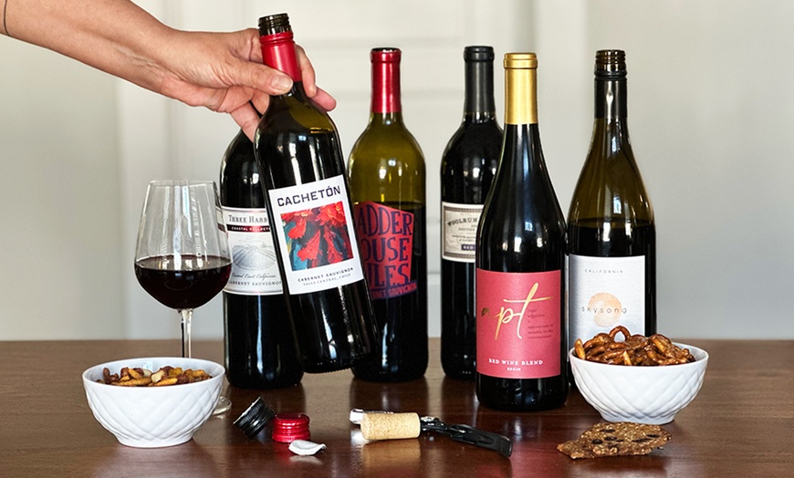 Image 2:  Up to 84% Off 6, 12, 15, or 18 Bottles of Red Wine