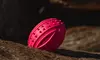 Squeaky Rugby Dog Toy by Chompstick