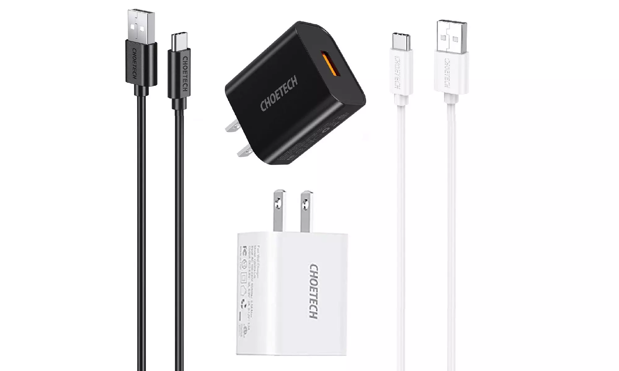 Super Fast Charger with USB Type C for Android Samsung Google LG Motorola