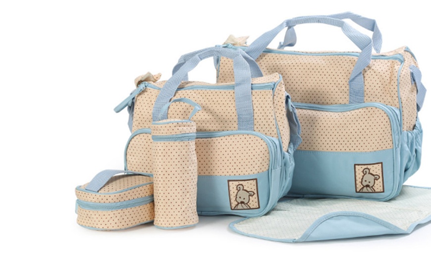 Image 5: Five-in-One Baby Bag Set