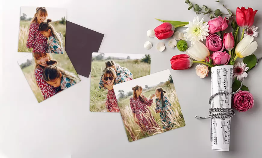 Image 4: Personalizowane fotomagnesy na lodówkę ze zdjęciem – różne formaty