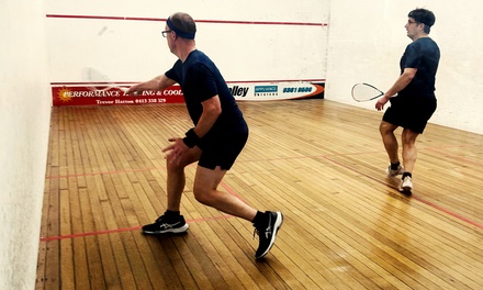 For One: One 60-minute Squash Court Hire. Equipment included - Western Squash & Racquetball Centre