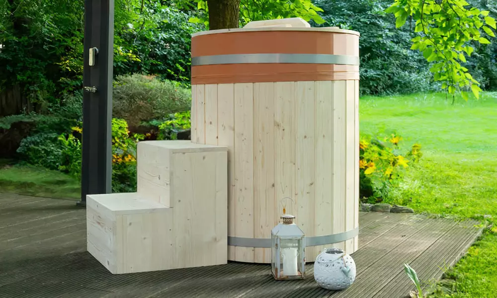 Home Deluxe Holz-Badefass „Arum“