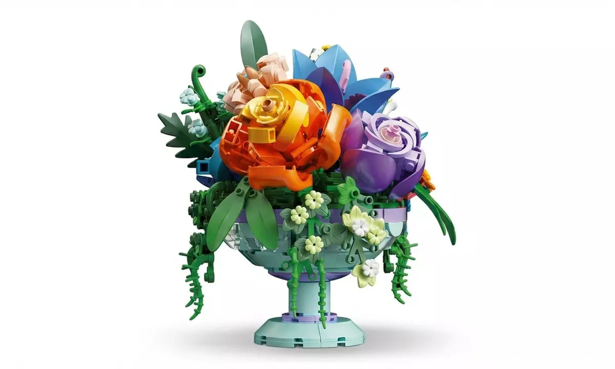 DIY Building Blocks Flower Bouquet Set - 622 Pieces