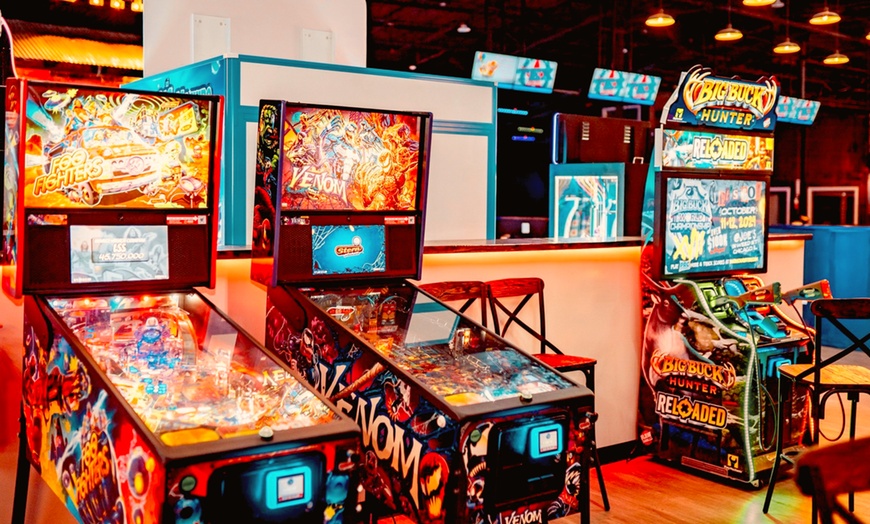 Image 5: Unlimited Jumping and Arcade Cards to a Massive Texas City Fun Center