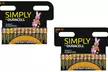 12, 24, 36 ou 72 piles alcalines AA et AAA Simply de Duracell - Second Medium