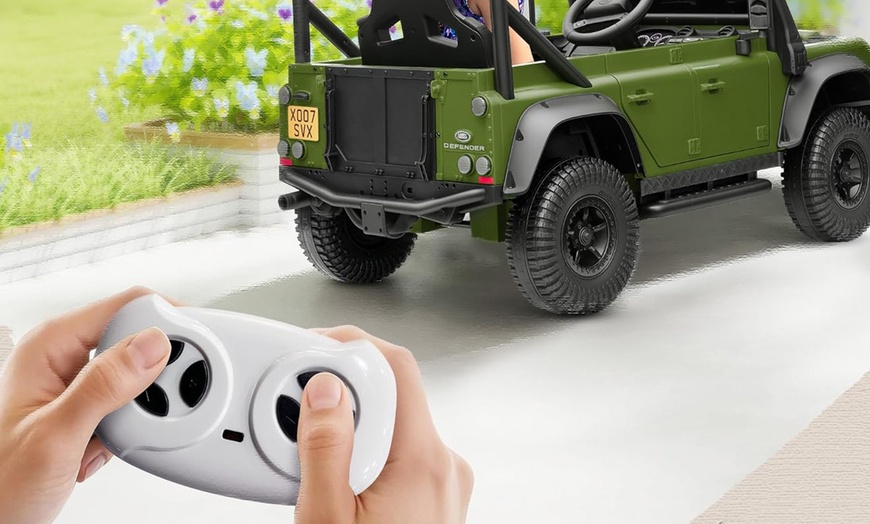 Image 2: AIYAPLAY Kids' Ride On Land Rover with Remote Control