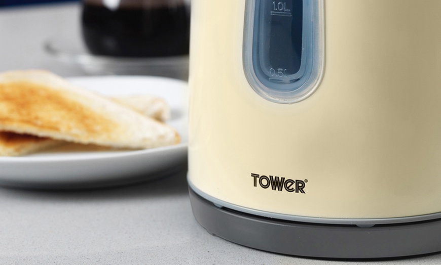 Image 20: Tower Microwave, Kettle and Toaster