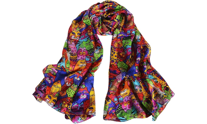 Image 18: Luxe zijden sjaal