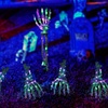 Image 5: Five-Pack Halloween Solar Skull Hand Ground Lights