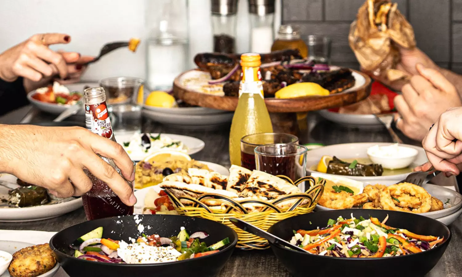 Experience the Ultimate Greek Feast! Enjoy a Sizzling Mix Grill Platter with Wine/Beer at Odos Tsimiski (Up to 32% Off) - Second Medium
