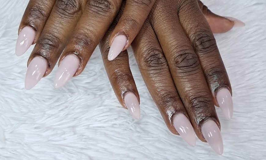 Image 3: Keratin Manicure with Gel-X Full Set, Acrylic Full Set or Pedicure