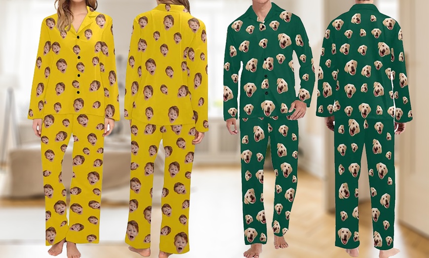 Image 11: Full or Half Set of Custom Pajamas from Justyling