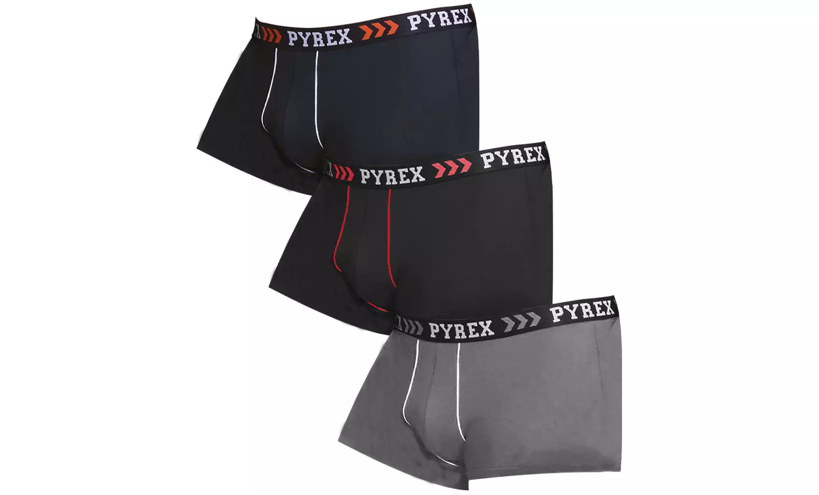3er- oder 6er-Pack Pyrex Slips oder Boxershorts für Herren
