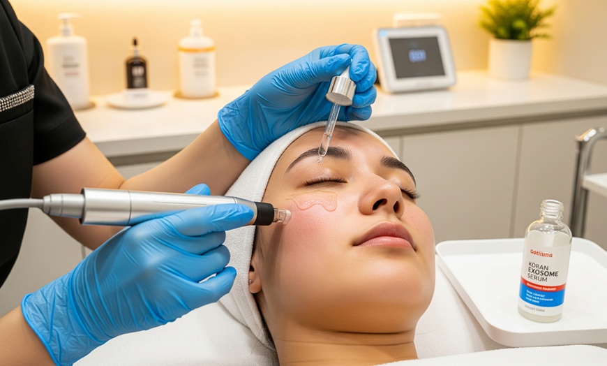 Image 2: 60 min - Deluxe/Hydra Facial/Fusion Plasma or 35 min Carbon Peel