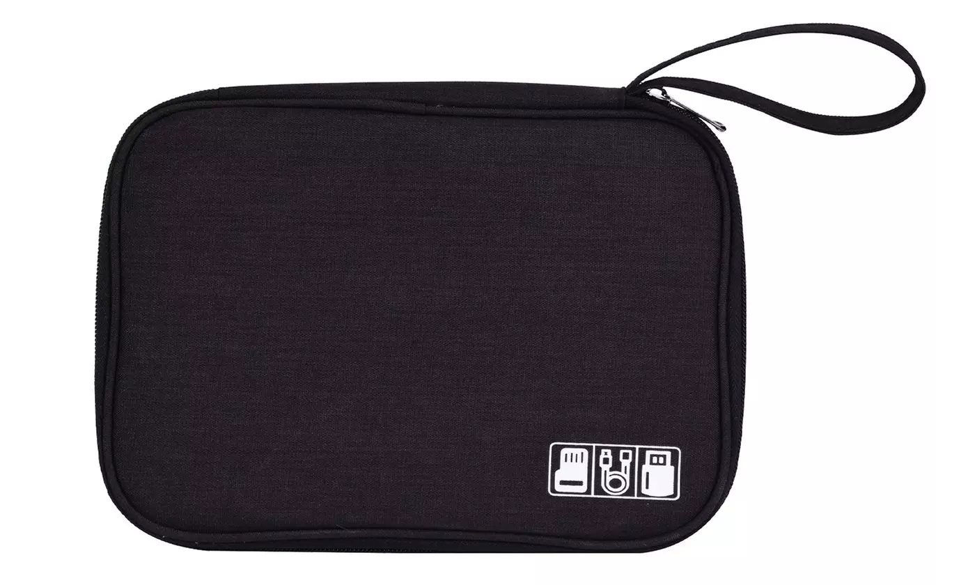Electronic Organizer Travel Cable Organizer Bag for Hard Drives, Cables, Charger