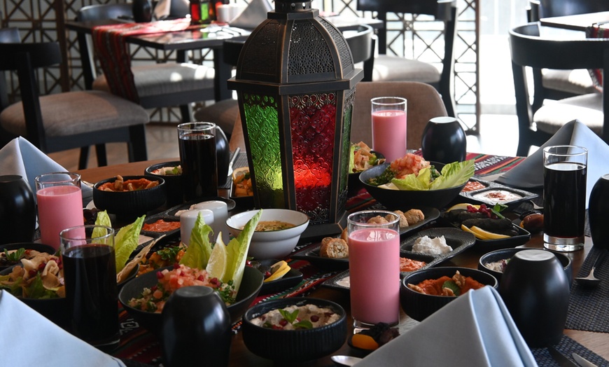 Image 1: Savor an Iftar Buffet with Live Stations and Ramadan Beverages 