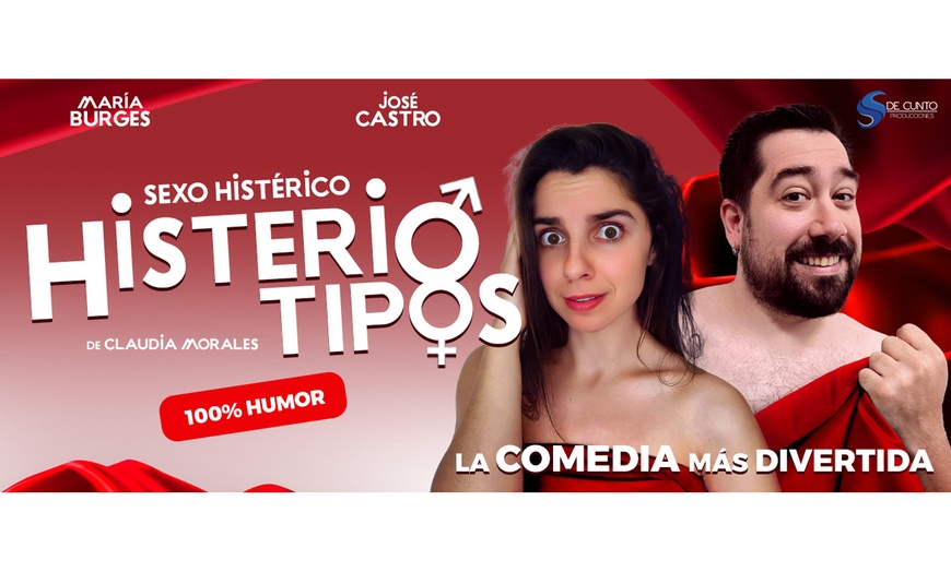 Image 1: Entrada para 1 o 2 al show ''Histeriotipos - 100% Humor para parejas''